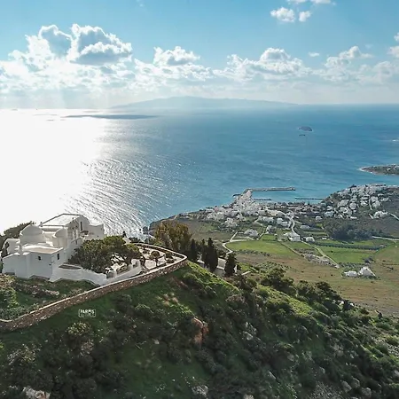 Bianca With Panoramic 180 Sea View Appartement Piso Livadi